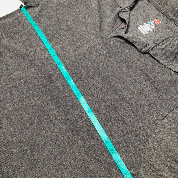 Bundle of 6 Hanes Mens Collared Grey Shirts, Office Casual, Work, XL - Picture 7 of 14